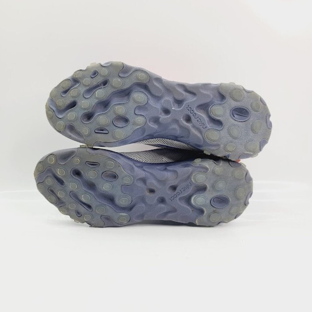 Nike Men's Gray Orange React Ispa CT2692-001 Mesh Athletic Sneaker Size 5.5 - Picture 5 of 7